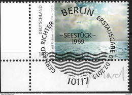 2013 Germany Allem.Fed. Mi. 3020 FD-used Berlin EUL   Seestück; Gemälde Von Gerhard Richter - Gebraucht