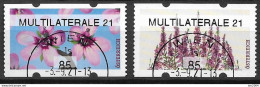 2021  Austria Österreich AWZ Automatenmarken  Timbres De Distributeurs   Mi. 68-9 Used  MULTILATERALE 21 - Used Stamps