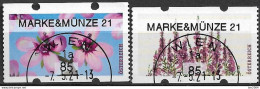 2021  Austria Österreich AWZ Automatenmarken  Timbres De Distributeurs   Mi. 68-9 Used  MARKE&MÜNZE 21 - Usati