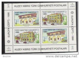 1990 Türkisch Zypern  Turquie Adm. Chypre  Yv. BF  8 Mi. Bl. 8 **MNH  Europa - 1990