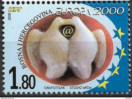 2000 Bosnien-Herzegowina Kroat. BOSNIA HERCEGOVINA  Moster Mi. 58  **MNH  EUROPA : Kind Mit Stern - 2000