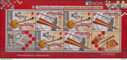 2014 Belarus Weissrussland  Mi. 1001-2 **MNH  Europa Cept Musikinstrumente - 2014