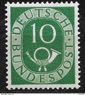 1951  Allem. Fed. Deutschland Germany Mi. 128 **MNH Tief Geprüft Schlegel BPP Posthorn - Ungebraucht