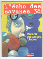 BD Echo Des Savanes N° 38  TB  Achetée Par Moi-même à Sa Sortie En 1978 - L'Echo Des Savanes