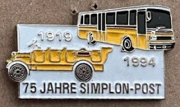 CAR POSTAL 1919 / 1994 - 75 JAHRE SIMPLON - POST - 75 ANS POSTE - SUISSE - SCHWEIZ - SWITZERLAND - SVIZZERA - (33) - Mail Services