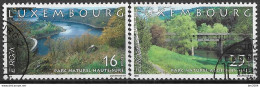 1999 Luxemburg  Mi. 1472-3  Used Europa: Natur -und Nationalparks - 1999