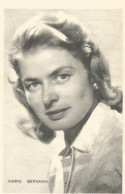 INGRID BERGMAN    , ARTISTE - IMAGE PUBLICITAIRE  ANCIENNE  Image Publicitaire Chocolat PUB CHROMO - Collezioni