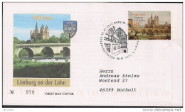 2010  Deutschland Yv  2599 Mi  2773 FDC   1100 Jahre Limburg An Der Lahn - 2001-2010