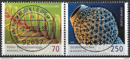 2016 Allem. Fed. Deutschland  Mi. 3246-7 FD- Used Weiden  Mikrowelten - Gebraucht