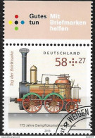 2013  Deutschland  Germany   Mi. 3027 FD-used   175 Jahre Dampflokomotive „Saxonia - Gebraucht