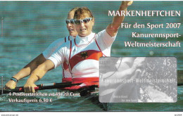 2007  Deutschland Germany Mi. 2585 Used  Booklet Sporthilfe : Kanurennsport-  WM - 2001-2010