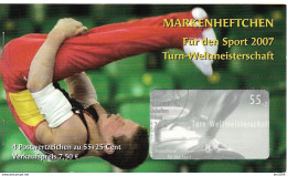 2007  Deutschland Germany Mi. 2586 Used  Booklet Sporthilfe : Turm-Weltmeisterschaft - 2001-2010