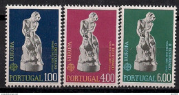 1974 Portugal   Mi. 1231-3 **MNH  Europa: Skulpturen - 1974