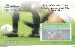 2003 Deutschland Germany Mi.  2324-8 Used  Booklet Sporthilfe  Fußballweltmeisterschaft 2006 In Deutschl. - 2001-2010