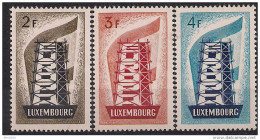 1956 Luxemburg  Yv. 514-6  Mi. 555-7 **MNH - 1956