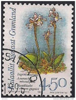 1996 Grönland  Mi.  284 Used  Rundblättrige Orchidee (Amerorchis Rotundifolia) - Used Stamps