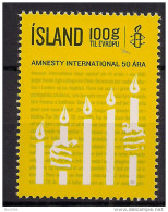 2011 Island Mi. 1330 **MNH  50 Jahre Amnesty International - Ungebraucht