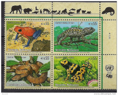 2006 UNO WIEN   Mi. 461-4 **MNH   Amphibien Und Reptilien - Ongebruikt