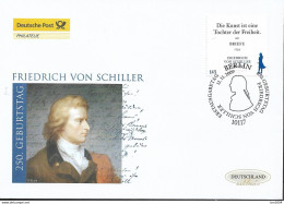 2009  Deutschland  Germany Mi. 2765 FDC   250. Geburtstag Von Friedrich Von Schiller - 2001-2010