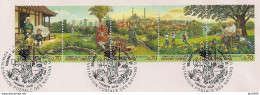 1996 UNO Genf   Mi. 292-6  Used  2. Konferenz Der Vereinten Nationen über Wohn- Und Siedlungsfragen (HABITAT II), - Used Stamps