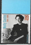 2016 Allem. Fed. Deutschland  Mi. 3230 FD- Used Weiden  125. Geburtstag Von Nelly Sachs - Gebraucht