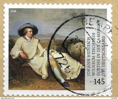 2018 Allem. Fed. Deutschland  Mi. 3397 Used  Goethe In Der Campagna; Gemälde Von Johann Heinrich Wilhelm Tischbein - Gebraucht