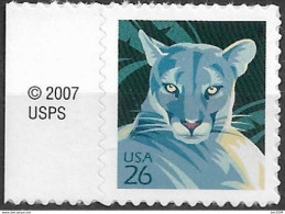 2007 USA Mi. 4208**MNH  Florida-Puma (Puma Concolor Coryi) - Nuovi