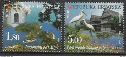 1999 Kroatien Mi.498-6  **MNH  Europa: Natur- Und Nationalparks. - 1999