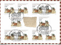 2010  Deutschland Germany Mi.MH 82 FD-used  UNESCO-Welterbe :1000 Jahre St.-Michaelis-Kirche, Hildesheim - Gebraucht