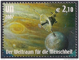 2007 UNO WIEN   Mi. 520 **MNH  Bloc Stamp  50 Jahre Weltraumfahrt. - Neufs