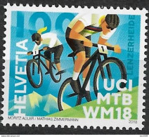 2018 Schweiz Mi. 2550 **MNH   Mountainbike-Weltmeisterschaften, Lenzerheide - Unused Stamps