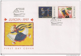 1997 Finnland  Mi. 1378-9 FDC - 1997