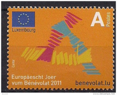 2011  Luxemburg Mi. 1903**MNH   Europäisches Jahr Der Freiwilligentätigkeit - Ungebraucht