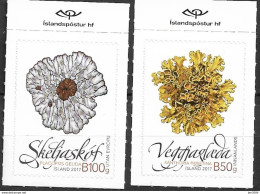 2017 Island  Mi. 1535-6**MNH  Einheimische Wildpflanzen : Flechten - Unused Stamps