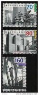 1993 Niederlande  Mi.  1481-3  FD  Used  Europa: Zeitgenössische Kunst. - 1993