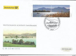 2015 Germany  Deutschland Mi. 3162-3 FDC  Blick über Den Chiemsee Mit Der Fraueninsel Und Den östlichen Chiemgauer Alpen - 2011-…