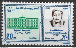 1973 Ägypten  Mi. 1129 **MNH   100 Jahre Schulausbildung Für Mädchen. - Ongebruikt