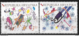 2004 Kroatien Croatie Mi. 684-5**MNH   Europa: Ferien. - 2004