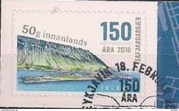 2016 Island Mi. 1484 Used   150 Jahre Stadt Ísafjörður - Gebruikt