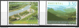 2006 Lichtenstein Mi.1403-4 Used Liechtenstein Von Oben. - Used Stamps