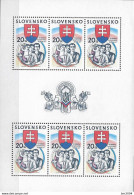 2003  Slowakei Mi.444**MNH   10 Jahre Slowakische Republik - Unused Stamps