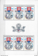 2003  Slowakei Mi.444**MNH   10 Jahre Slowakische Republik - Neufs