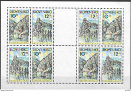 2000  Slowakei Mi.359-560 **MNH   Flüsse :  Dunajec  +  Váh - Nuovi