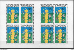 2000  Slowakei Mi.368 Y**MNH   Europa. Kinder Bauen Sternenturm - Ungebraucht