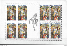 2002 Slowakei Mi. 424 **MNH  Europa: Zirkus.  Clown Mit Trompete; Gemälde Von Emil Bačík - Unused Stamps