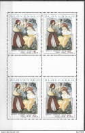 2001 Slowakei Mi. 410-12 **MNH  . Gemälde - Gebraucht