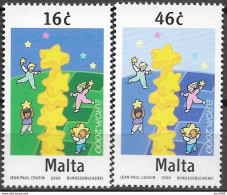 2000  Malta Mi. 1127-8 **MNH EUROPA Kind Mit Stern - 2000