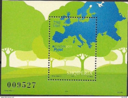 2011 Albanien   Mi. Bl. 180**MNH     Europa  " Der Wald " - 2011