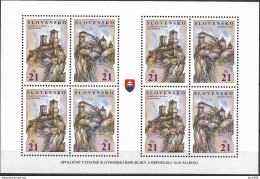 2007 Slowakei Mi.562-3**MNH   Freundschaft Mit San Marino: Burgen. - Ungebraucht