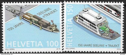 2019 Schweiz Mi. 2606-7 **MNH 150. Jahrestag Der Inbetriebnahme Der Seelinie Und Des Trajektverkehrs Auf Dem Bodensee - Ongebruikt